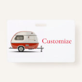 Badge Camper Teardrop Classic Retro Thunder_Cove (Dos)