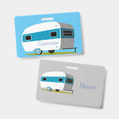 Badge Caravane Camping-car VR Thunder_Cove (Avant & arrière)