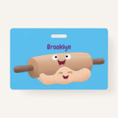 Badge Caricature à pâte molle et à pâte molle (Dos)