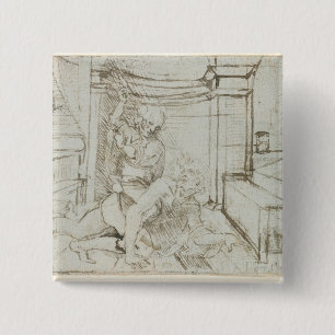 Badge Carré 5 Cm 01147 Ludwig Wilhelm, compte de Baden, 1705