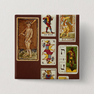 Badge Carré 5 Cm 0 l'imbécile