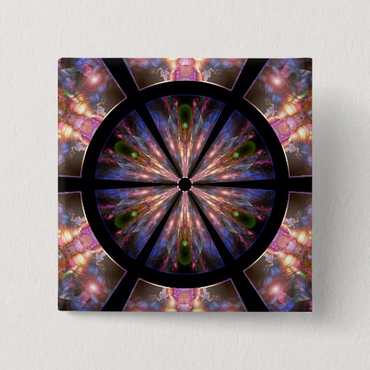 Badge Carré 5 Cm 12 Royaumes (Devant)