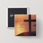 Badge Carré 5 Cm 14:6 de JOHN (Devant & derrière)