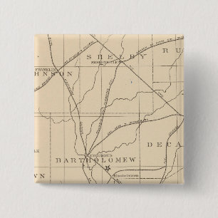 Badge Carré 5 Cm 15 Centre de la population