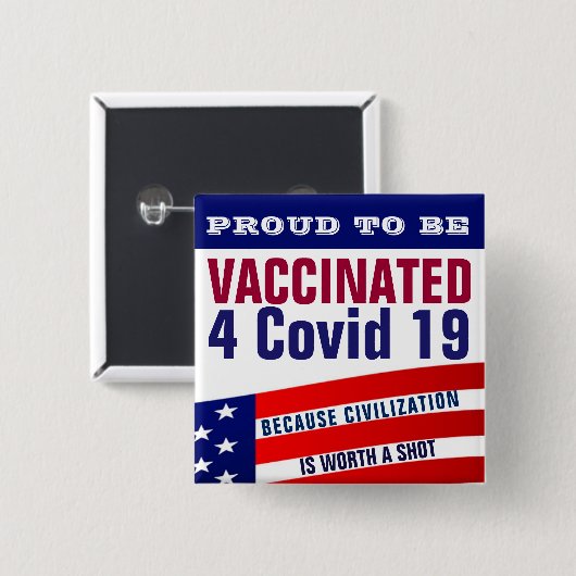 BADGE CARRÉ 5 CM 19 (Devant & derrière)