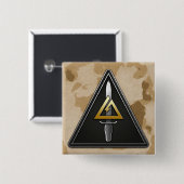 Badge Carré 5 Cm 1er détachement opérationnel des forces spéciales  (Devant & derrière)