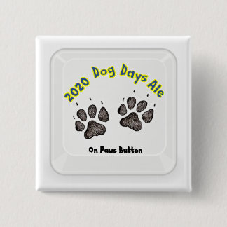 Badge Carré 5 Cm 2020 Jours de chien Ale on Paws bouton clé