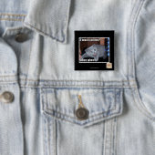 Badge Carré 5 Cm 2 beaucoup de caffine ? (En situation)