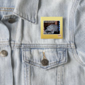 Badge Carré 5 Cm 2 beaucoup de caffine ? (En situation)