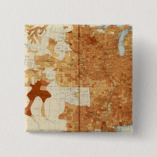 Badge Carré 5 Cm 34 Proportion de confessions religieuses 1890