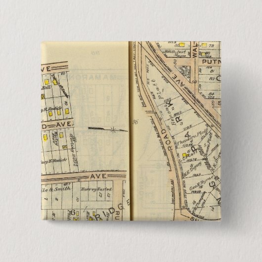 Badge Carré 5 Cm 36-37 Plaines blanches (Devant)