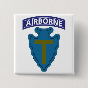 Badge Carré 5 Cm 36e division d'infanterie - aéroportée