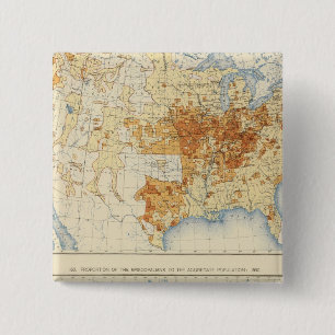 Badge Carré 5 Cm 39 Disciples du Christ, Épiscopaliens 1890