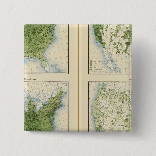 Badge Carré 5 Cm 47 Corn 1890 (Devant)