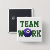 Badge Carré 5 Cm 4 balles (Devant & derrière)