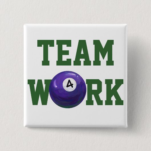 Badge Carré 5 Cm 4 balles (Devant)