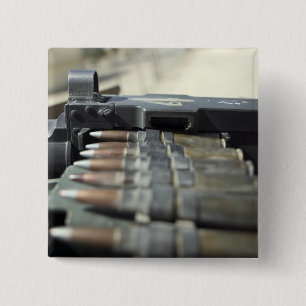 Badge Carré 5 Cm 50 obus de mitrailleuse de calibre