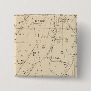Badge Carré 5 Cm 52 Population noire du Centre 1880-1900