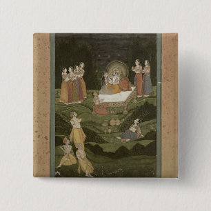 Badge Carré 5 Cm 63,794" Tambula-Seva", Krishnagar, le