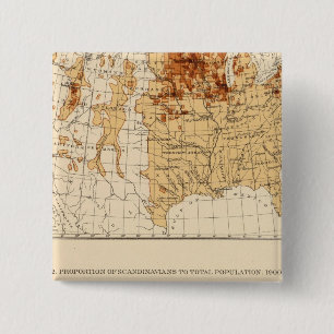 Badge Carré 5 Cm 69 Scandinaves 1900