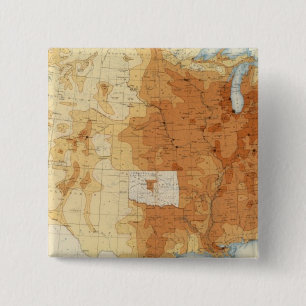 Badge Carré 5 Cm 6 Population 1890