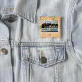 Badge Carré 5 Cm 7 kittehs d'OV 7 (En situation)