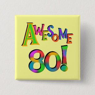 Badge Carré 5 Cm 80 T-shirts et cadeaux impressionnants