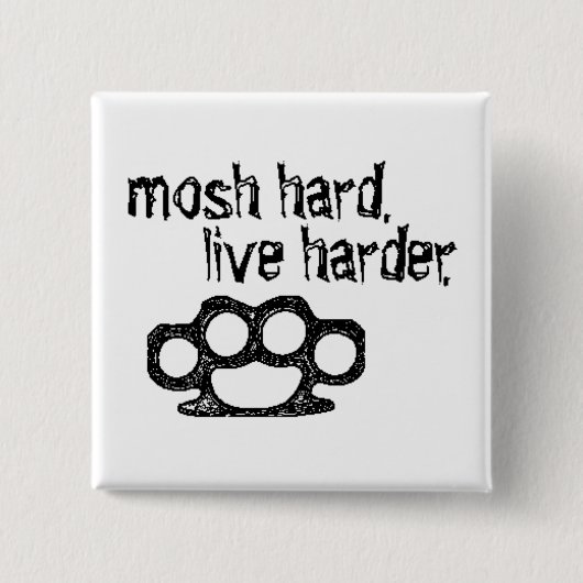 Badge Carré 5 Cm 8 Mosh (Devant)
