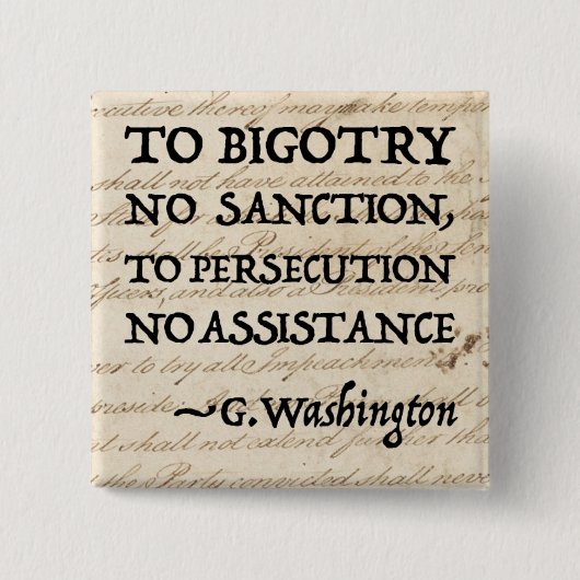 Badge Carré 5 Cm À la persécution Aucune assistance (Devant)