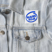 Badge Carré 5 Cm Abadani Inside (En situation)