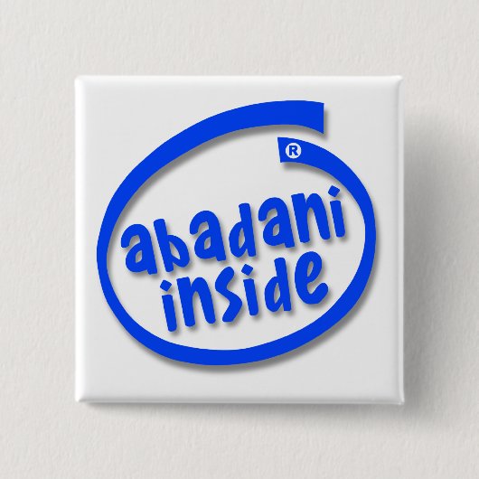 Badge Carré 5 Cm Abadani Inside (Devant)