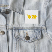 Badge Carré 5 Cm Abee (En situation)