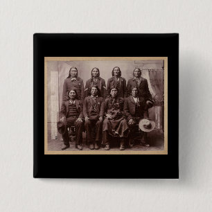 Badge Carré 5 Cm Abondance de HorsesTrial 1890