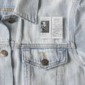 Badge Carré 5 Cm Abraham Ortel Oretelius (En situation)
