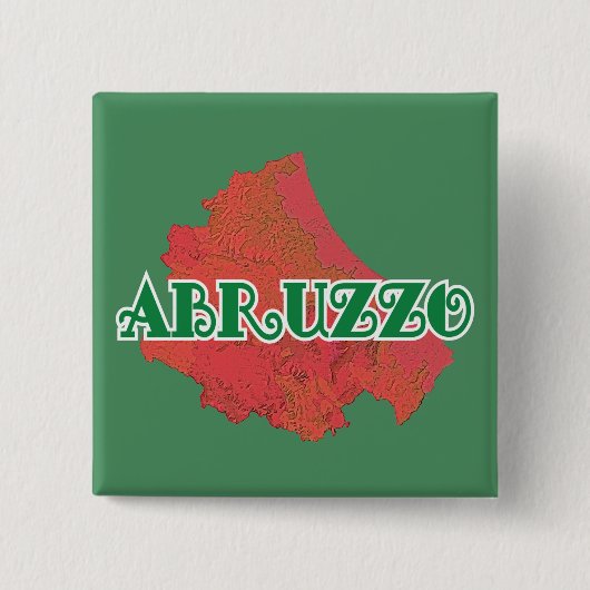 Badge Carré 5 Cm Abruzzes (Devant)