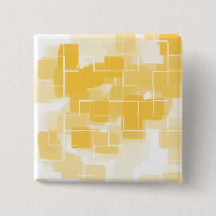 Badge Carré 5 Cm abstrait géométrique "Melon"