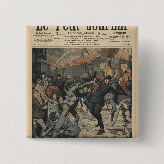 Badge Carré 5 Cm Accomplissements d'Apache (Devant)