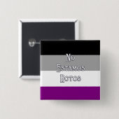 Badge Carré 5 Cm Ace No Estamos... (Devant & derrière)