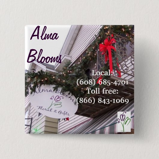 Badge Carré 5 Cm Achetez (Devant)