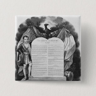 Badge Carré 5 Cm Acte supplémentaire du 22 avril 1815