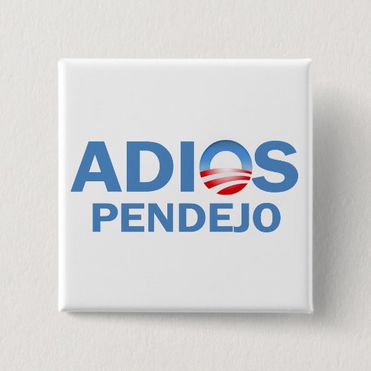 Badge Carré 5 Cm Adios Pendejo (Devant)
