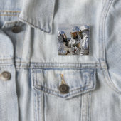 Badge Carré 5 Cm Aéronefs Secourus Pompiers Marines (En situation)