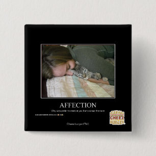 Badge Carré 5 Cm Affection
