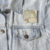 Badge Carré 5 Cm Afrique 10 (En situation)