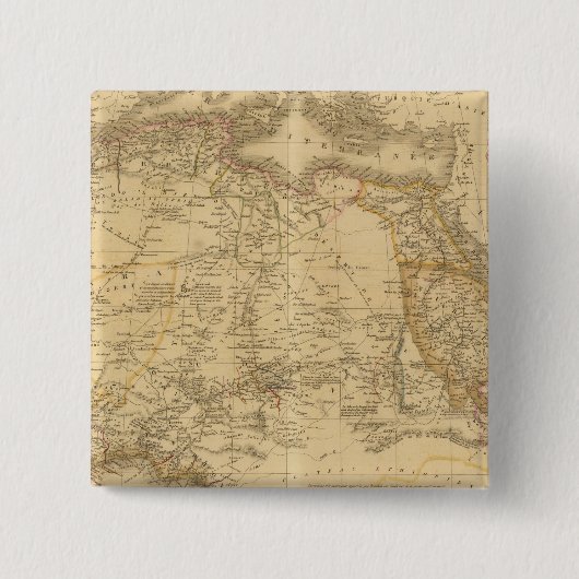 Badge Carré 5 Cm Afrique 14 (Devant)
