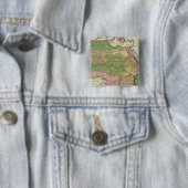 Badge Carré 5 Cm Afrique 2 (En situation)