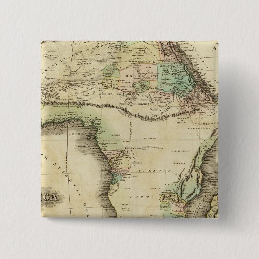 Badge Carré 5 Cm Afrique 25 (Devant)