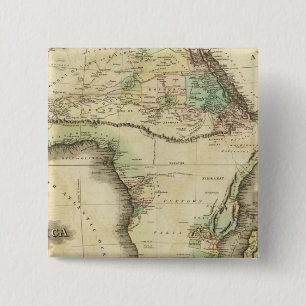 Badge Carré 5 Cm Afrique 25