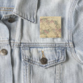 Badge Carré 5 Cm Afrique 28 (En situation)