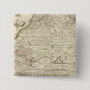 Badge Carré 5 Cm Afrique 32